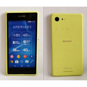 Maketa Sony Xperia E3 yellow
